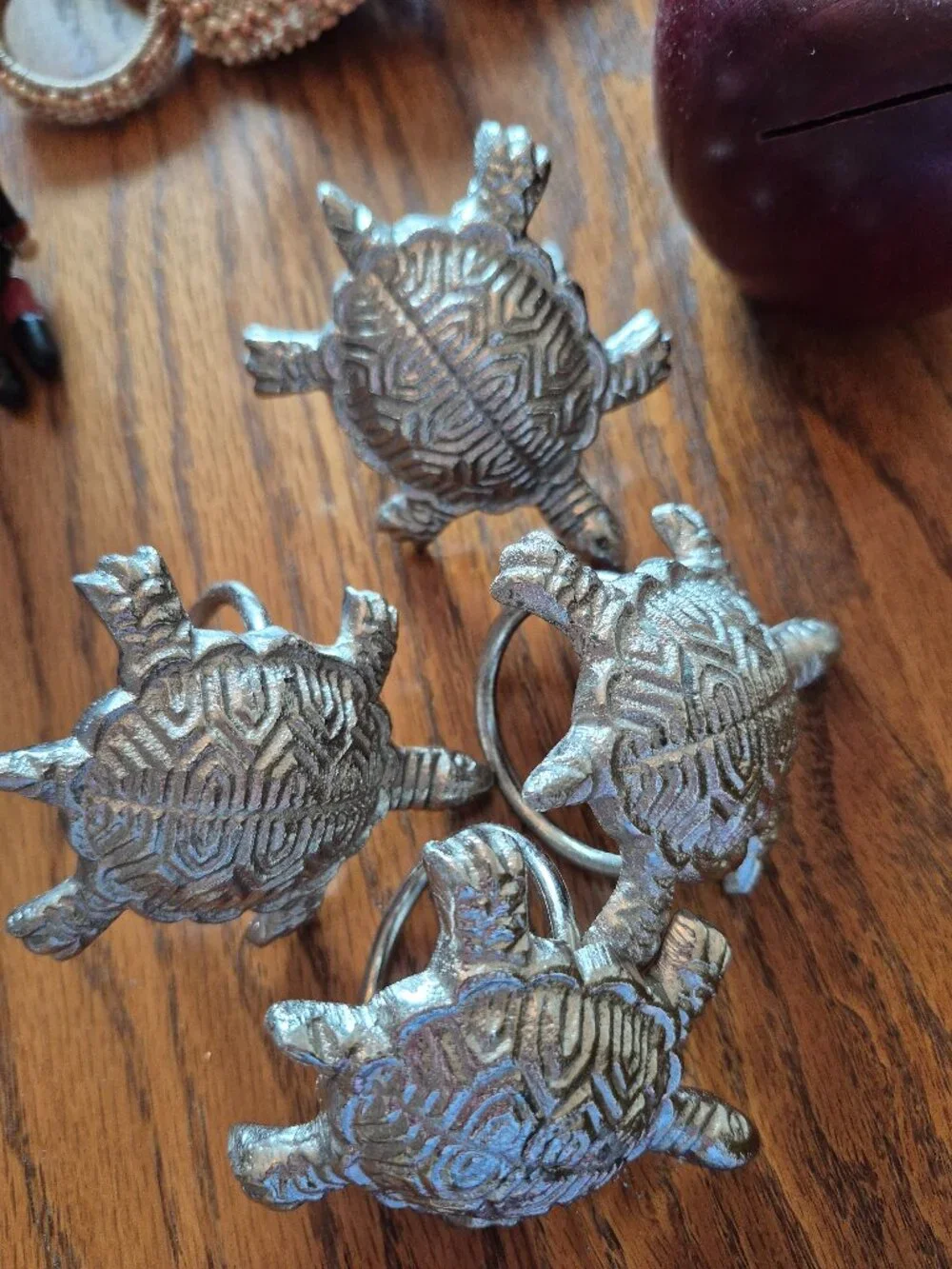 Set of 4 turtle napkin holders